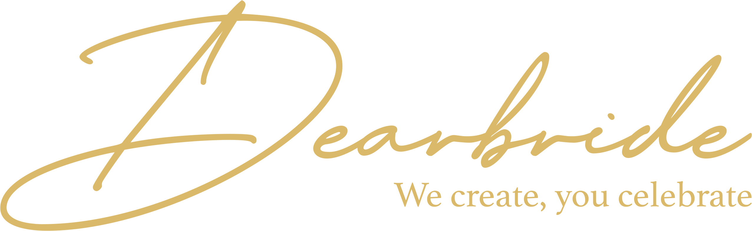 dearbride font gold